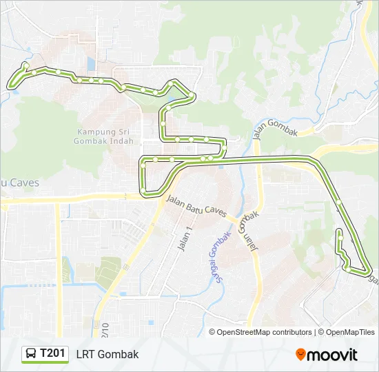 T201  Line Map