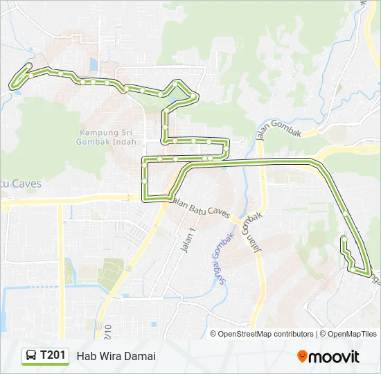 T201  Line Map
