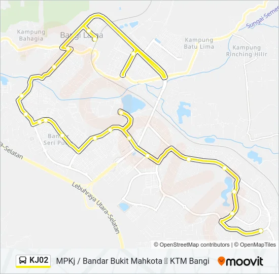 KJ02  Line Map