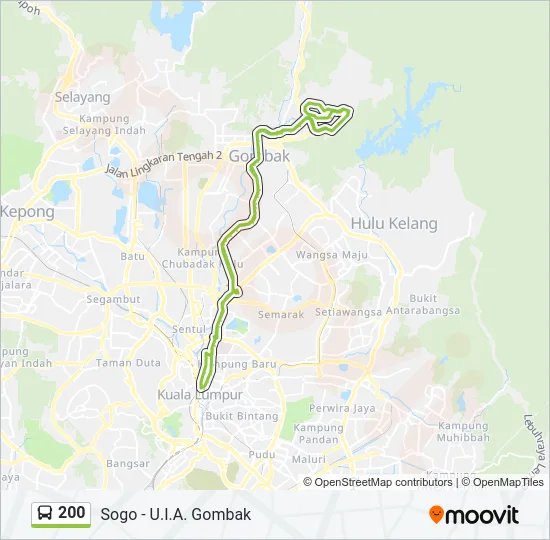 200  Line Map