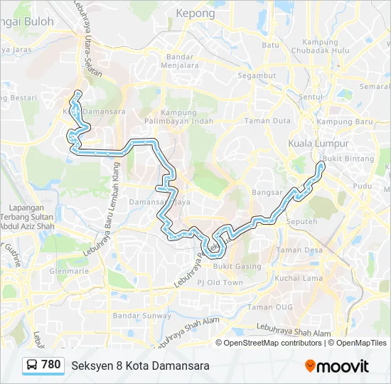 780  Line Map