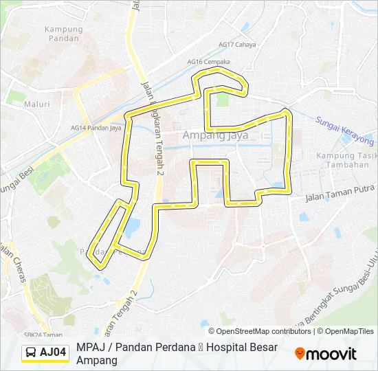 AJ04  Line Map