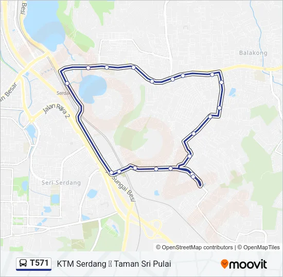 T571  Line Map