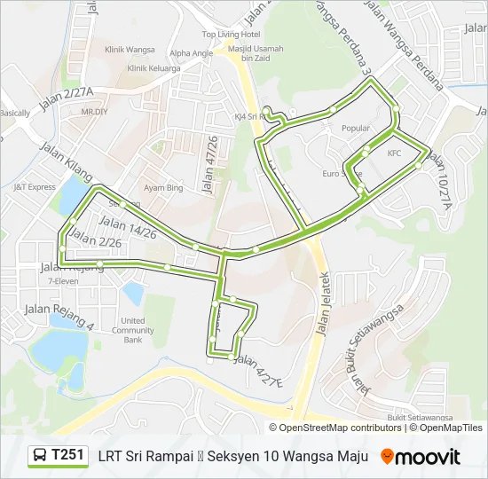T251  Line Map