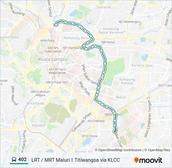 402  Line Map