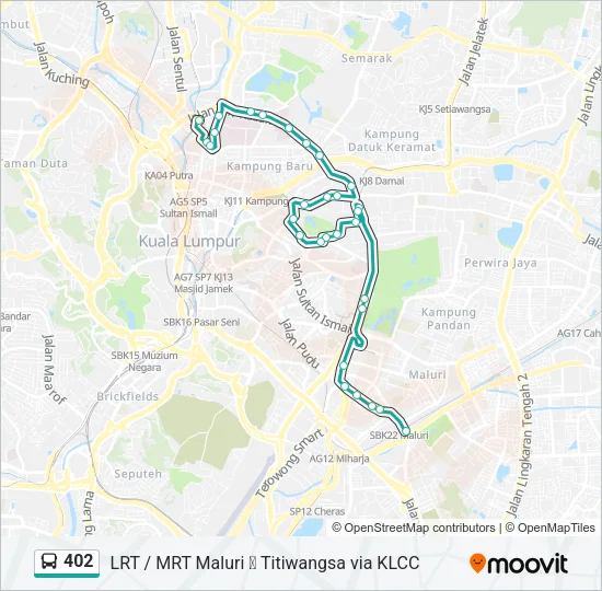 402  Line Map