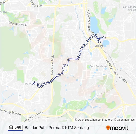 540  Line Map