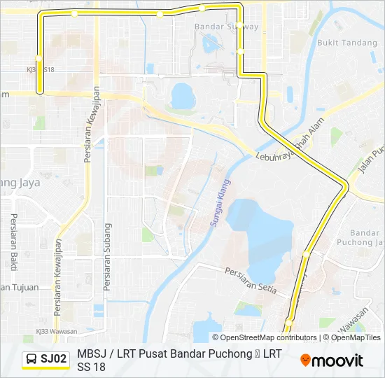 SJ02  Line Map