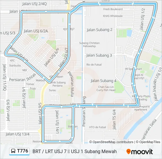 T776  Line Map
