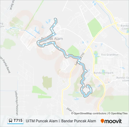 T715  Line Map