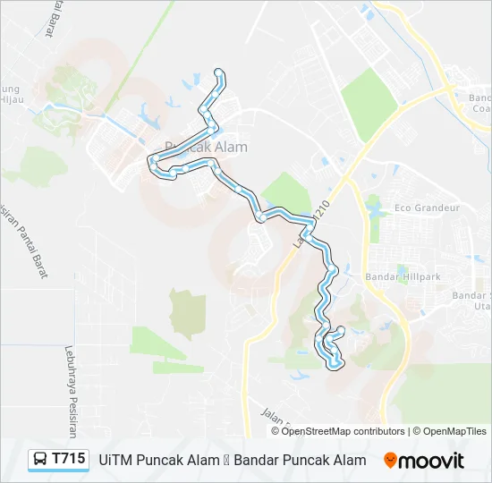 T715  Line Map