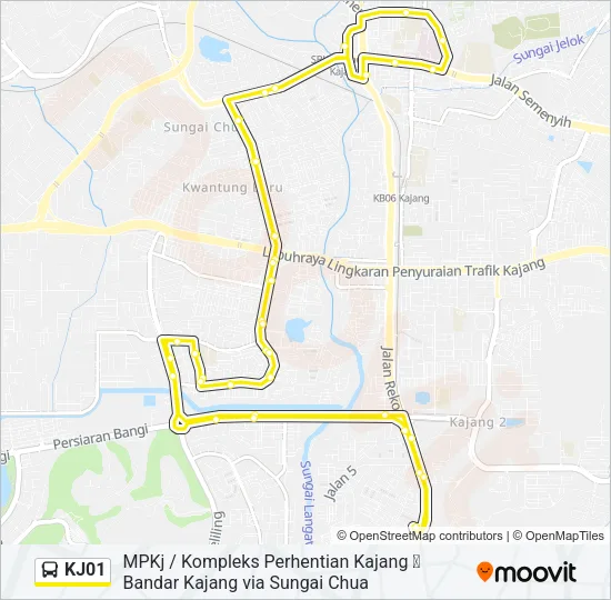 KJ01  Line Map