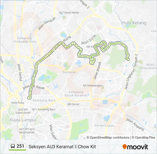251  Line Map