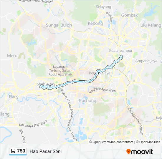 750  Line Map