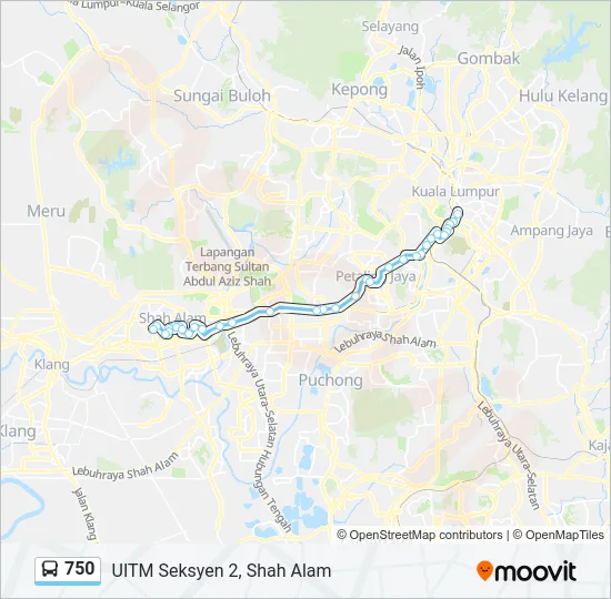 750  Line Map