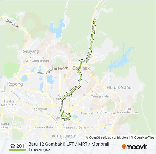 201  Line Map