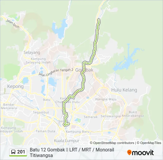 201  Line Map