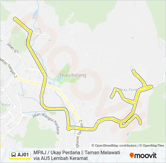 AJ01  Line Map