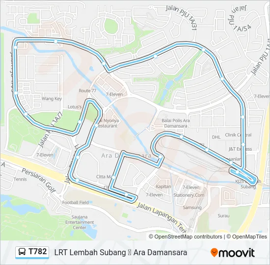 T782  Line Map