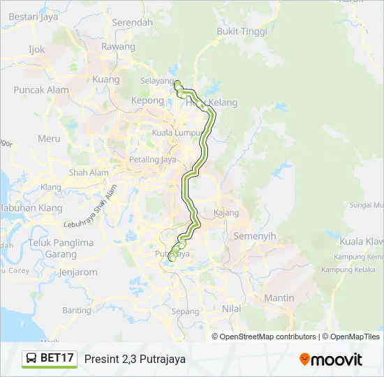 BET17  Line Map