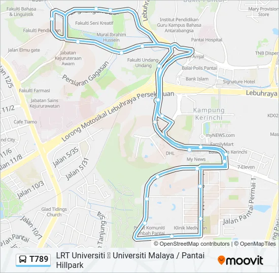T789  Line Map