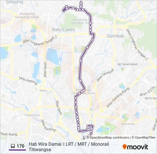 170  Line Map