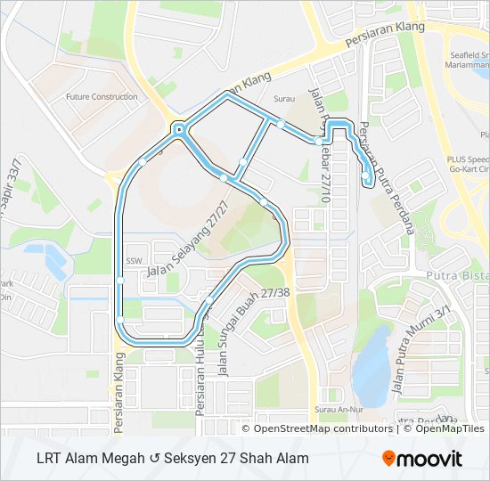 Laluan T757 Jadual Waktu Hentian Peta Lrt Alam Megah Seksyen 27 Shah Alam Telah Dikemas Kini