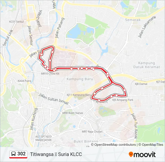 302  Line Map
