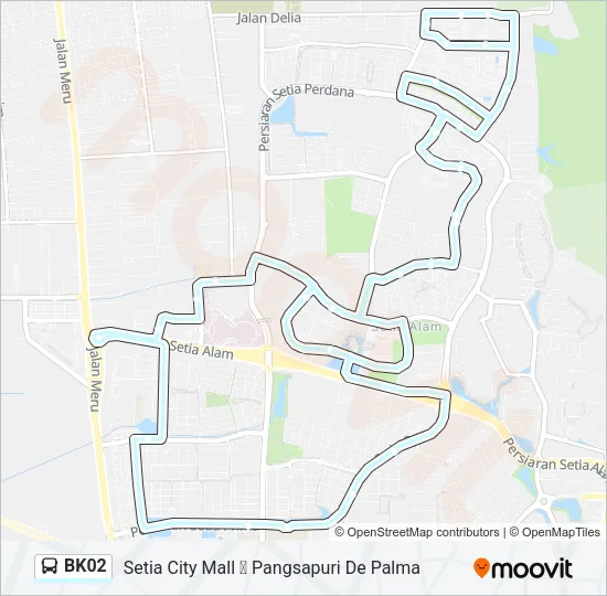 BK02 Bus Line Map