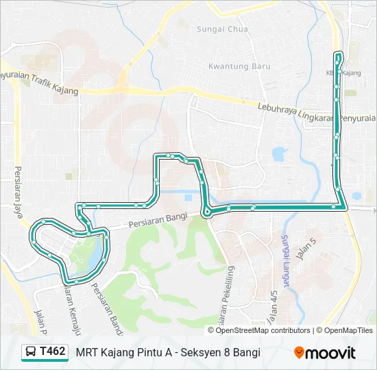 T462 Bus Line Map