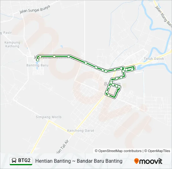 BTG2 Bus Line Map
