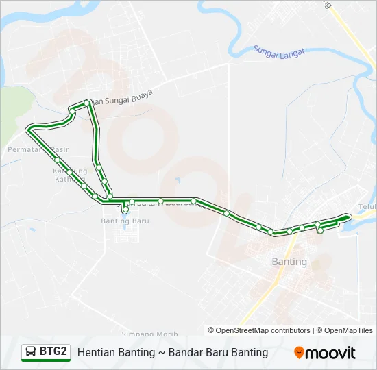 BTG2 Bus Line Map