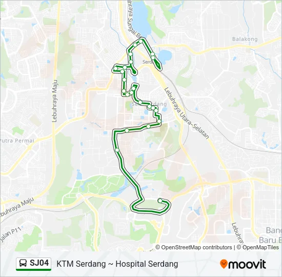 SJ04 Bus Line Map