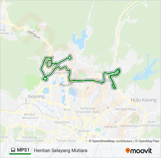 MPS1 Bus Line Map