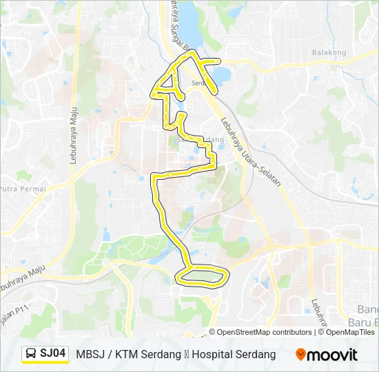 SJ04  Line Map