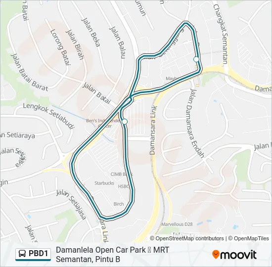 PBD1  Line Map