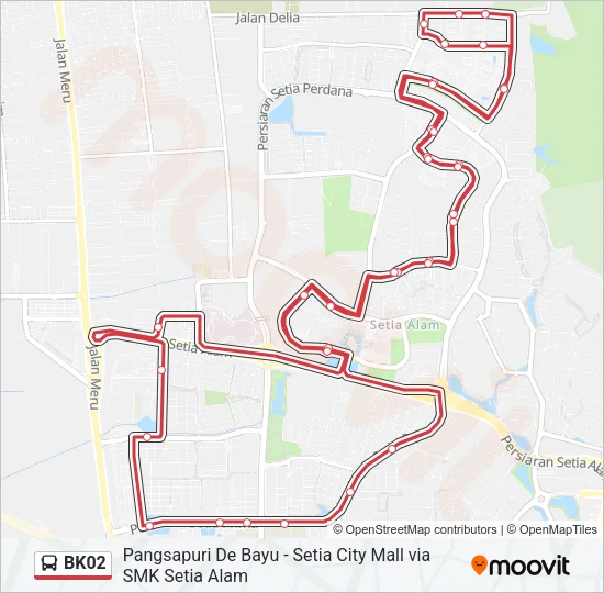 BK02 Bus Line Map