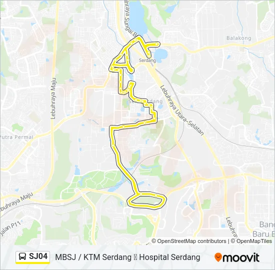 SJ04 Bus Line Map
