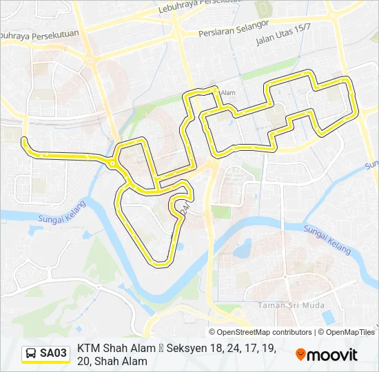 SA03  Line Map