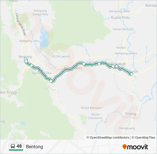 48 Bus Line Map