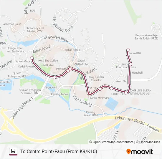 C1/C2/C3 Bus Line Map