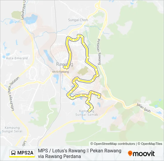 MPS2A  Line Map