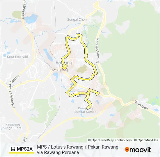 MPS2A  Line Map