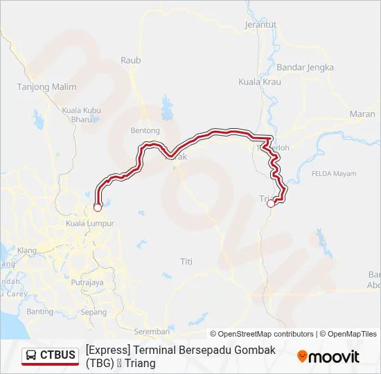 CTBUS Bus Line Map