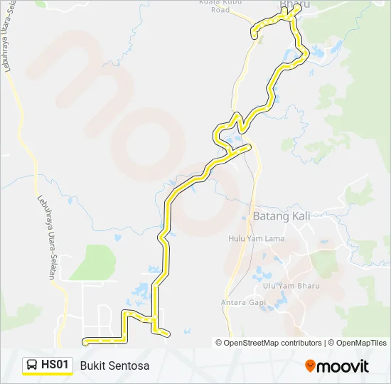 HS01 Bus Line Map
