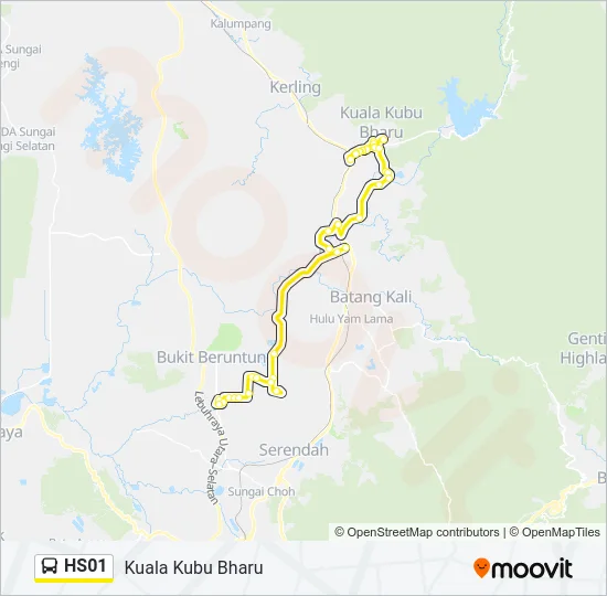 HS01 Bus Line Map