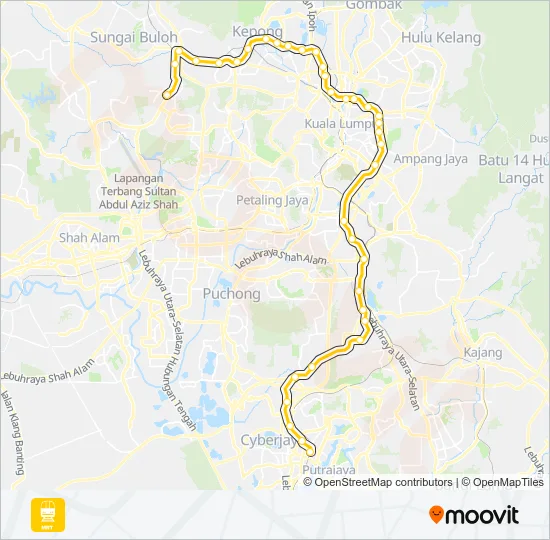 12 MRT & LRT Line Map