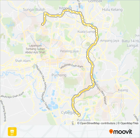 12 MRT & LRT Line Map