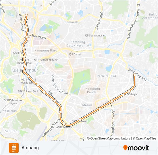3 Route: Schedules, Stops & Maps - Ampang (Updated)