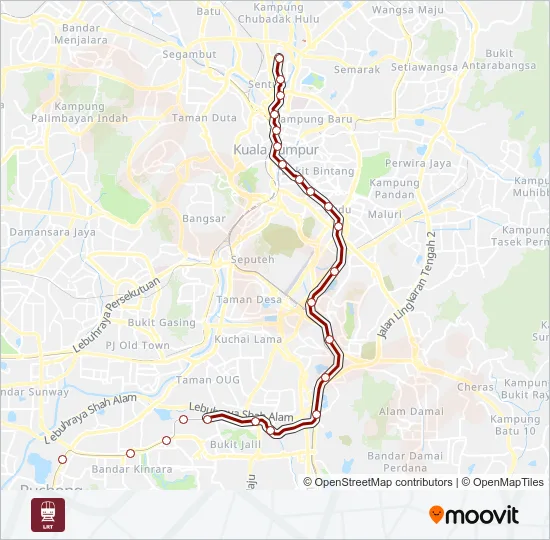 4 MRT & LRT Line Map